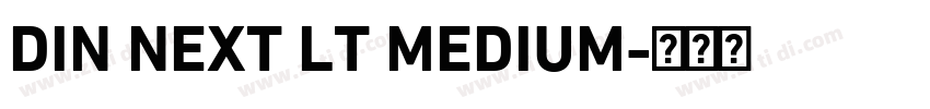 DIN NEXT LT MEDIUM字体转换